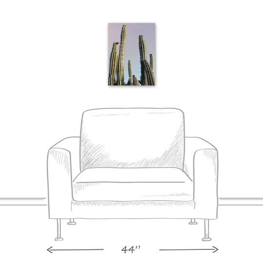Tall Cactus 12" x 16" Canvas Wall Art